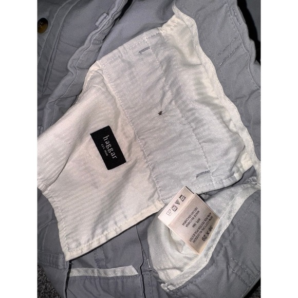 Haggar Men's Light‎ Grey Chino Pants 36x29 - Picture 4 of 6